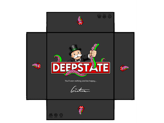 Deepstate board game box art by Criatura